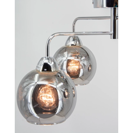 Plafon chromowany szklany 4-punktowy 2213/4 z serii ASPEN - Lampy Elem
